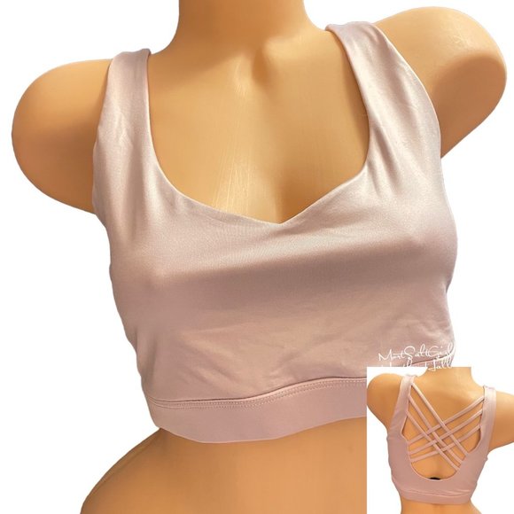 Forever 21 Other - Forever 21 Strappy X Back Electric Lilac Sports Bra XL